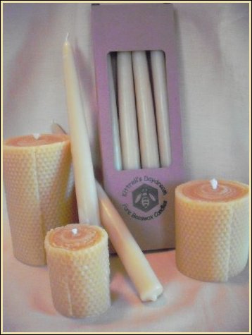 Hand-dipped Dinner Taper Candles
