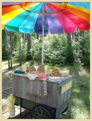 Honey Cart at Kittrell's Daydream Apiary