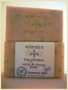 Rosemary Mint Soap with Grits