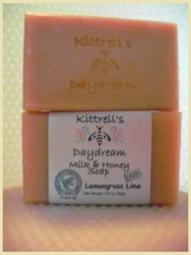 Lemongrass Lime Soap with Grits